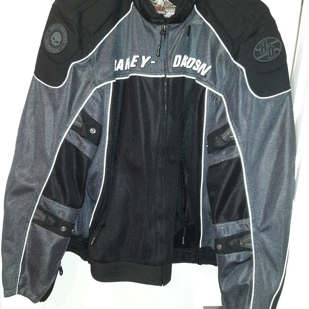 XXL Harley Davidson Padded Motorcycle Jacket